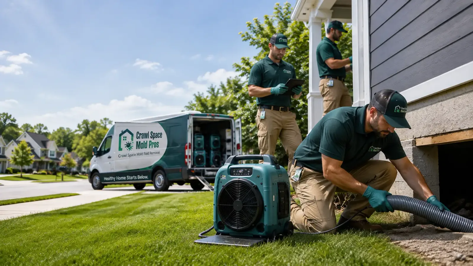 Crawl Space Mold Removal in Byron, MN